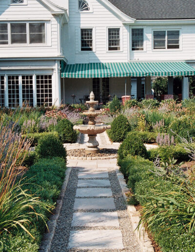 Outdoor Backyard Paver Walkway