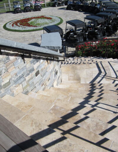 Great Horse Country Club Steps & Veneer Wall stone